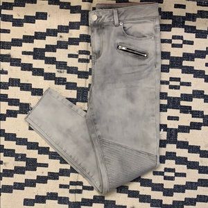 Calvin Klien ultimate skinny Capri moto jeans